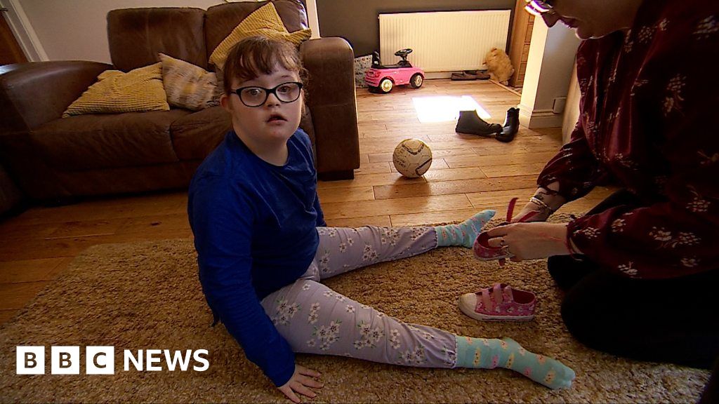 Girl With Downs Syndrome Denied Walking Frame Bbc News 0658