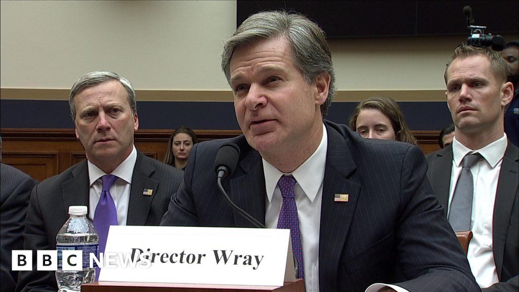 FBI Director Wray Denies Trump Claim Bureau 'is In Tatters' - BBC News