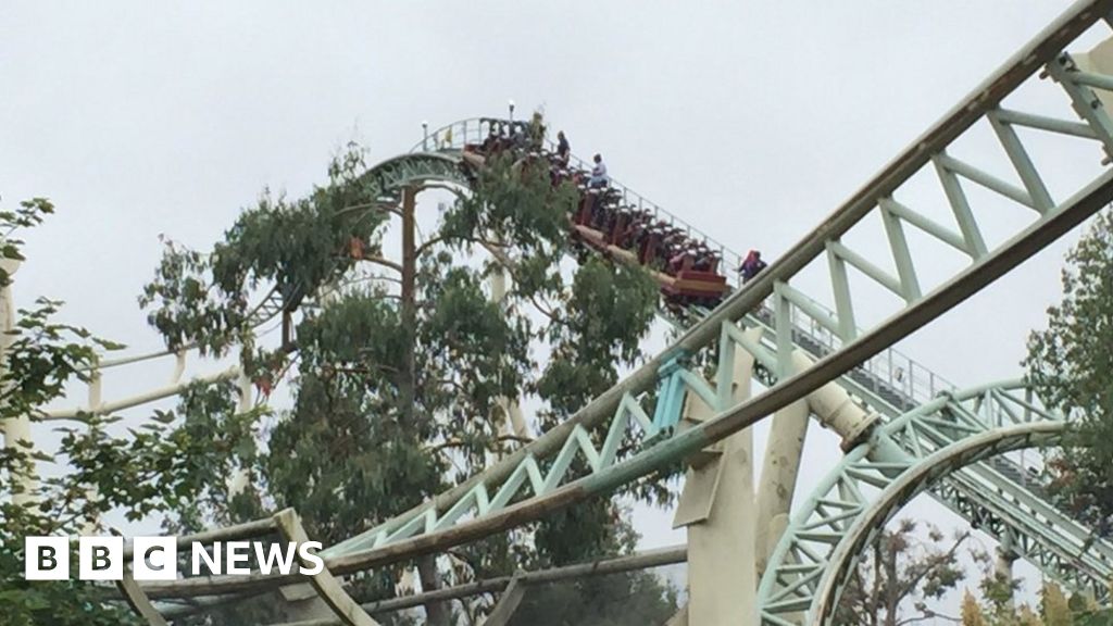 Thorpe Park Colossus rollercoaster stopped after rider stuck leg