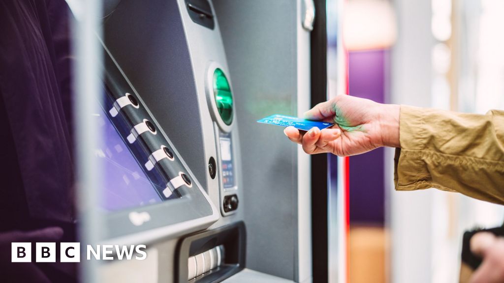 Town's cash machines 'running out of money'