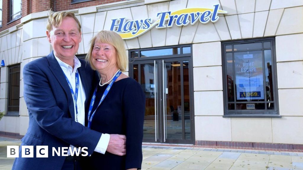 Hays Travel boss 'shocked' by husband's sudden death BBC News