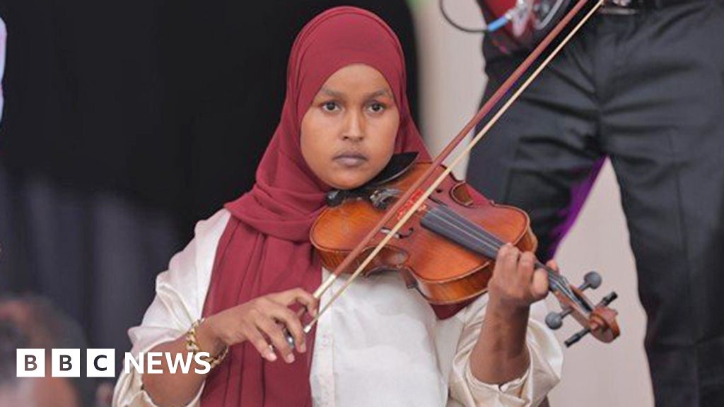 Somali violinist new to TV orchestra triumphs in four years