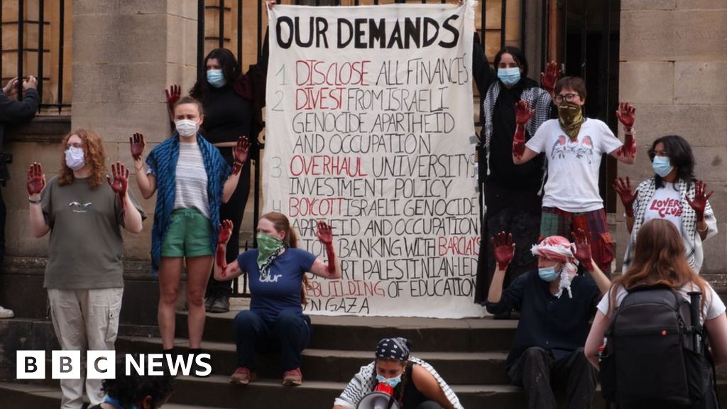 Protesty w Gazie: studenci Uniwersytetu Oksfordzkiego realizują żądania Gazy