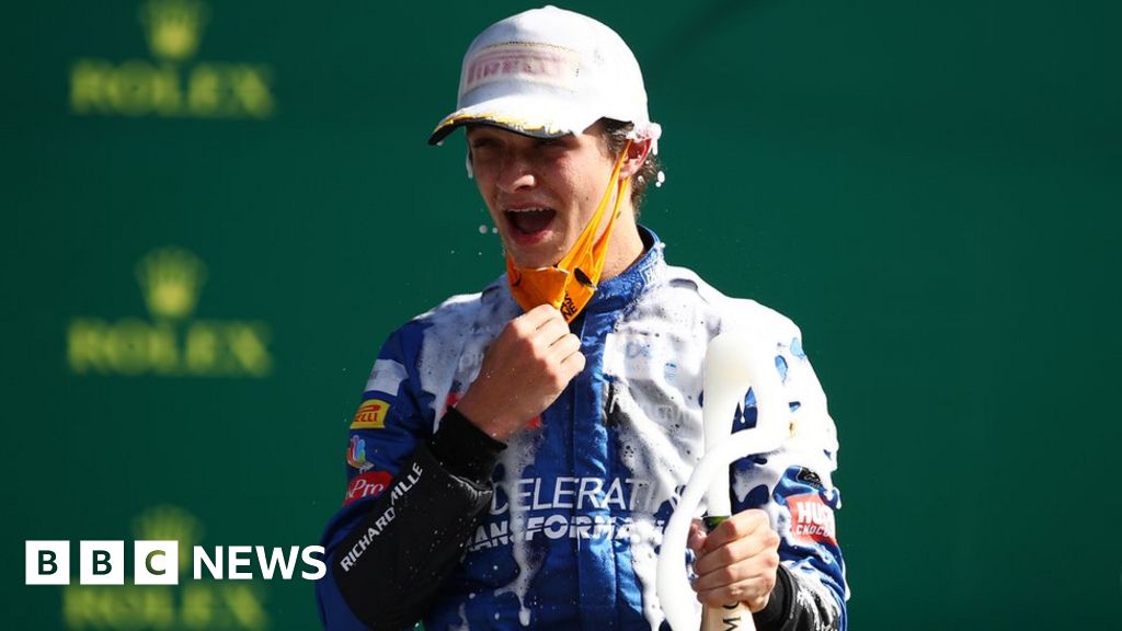 Lando Norris Makes British Formula 1 History - BBC News