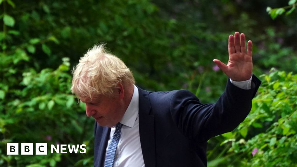 Why did Boris Johnson resign?