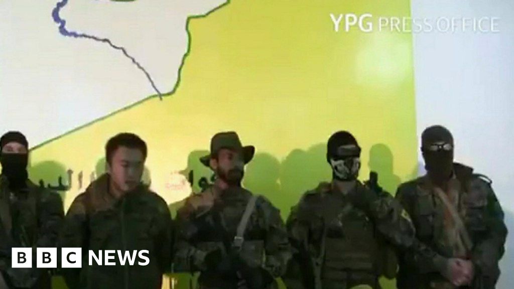 Volunteers 'prepared' to fight alongside Kurdish militia - BBC News
