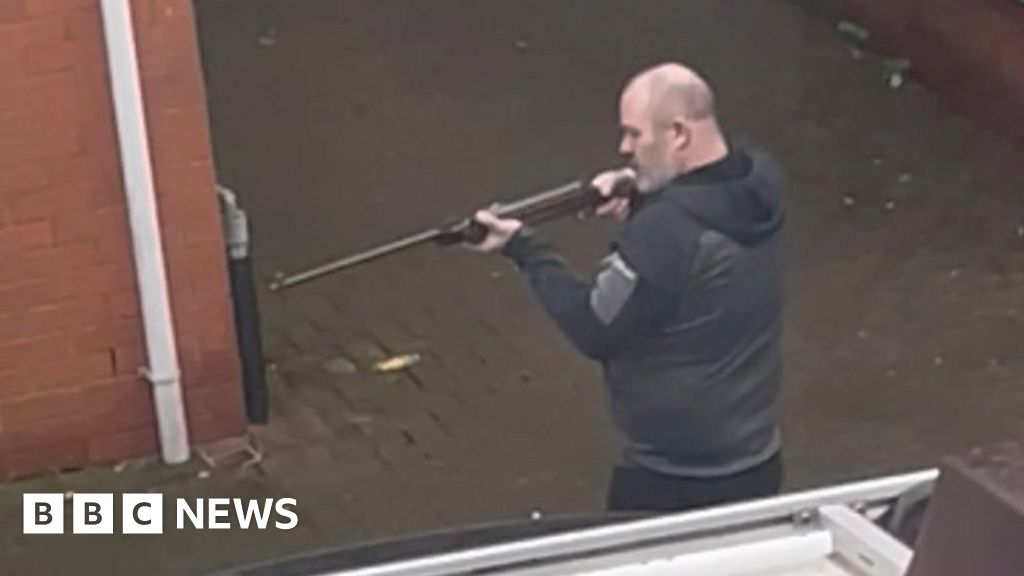 Newport man Shaun Wakefield fired air rifle at police