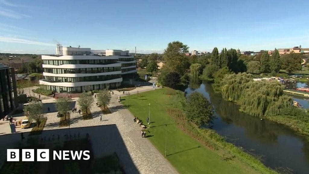University of Northampton opens £330m Waterside Campus BBC News