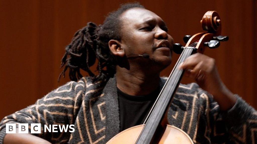 How South Africa's Abel Selaocoe includes throat singing while playing the cello