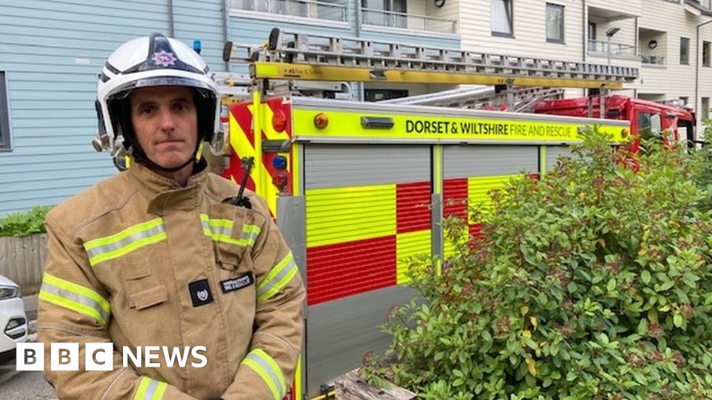 Dorchester flats fire Two rescued after suspected arson BBC News
