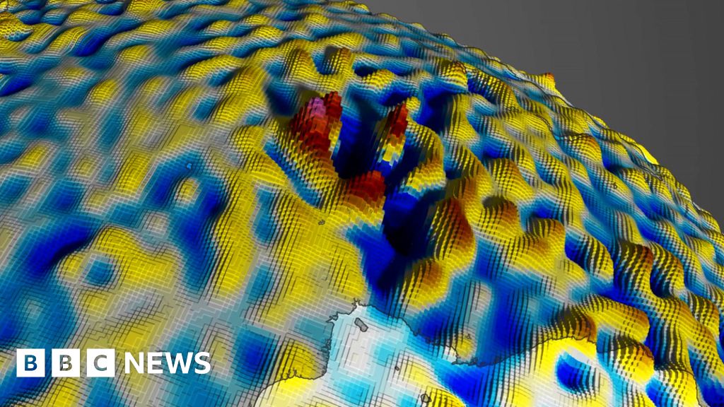 Space view of Earth's rocks BBC News