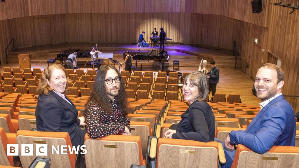 John Lennon's son opens Yoko Ono performance centre in Liverpool