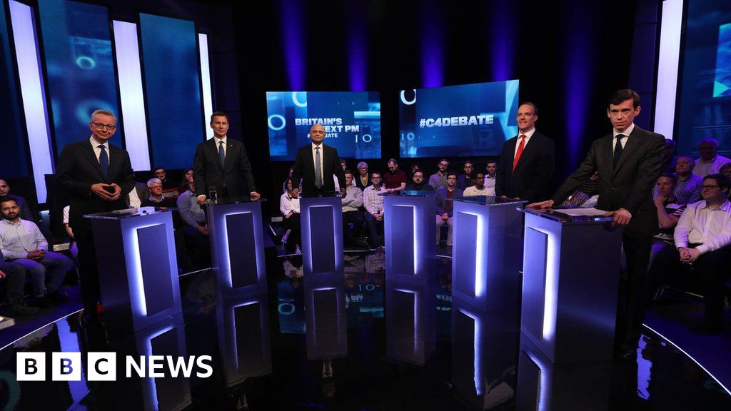 Moments from the Tory leadership TV debate