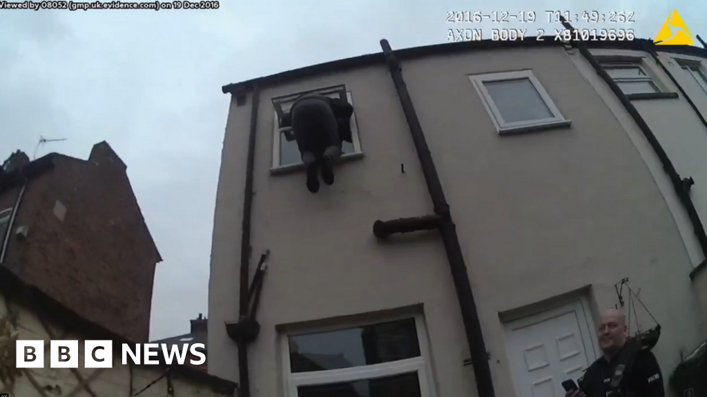 Bungling Burglar Caught After Getting Stuck In A Bathroom Window Bbc News 1380