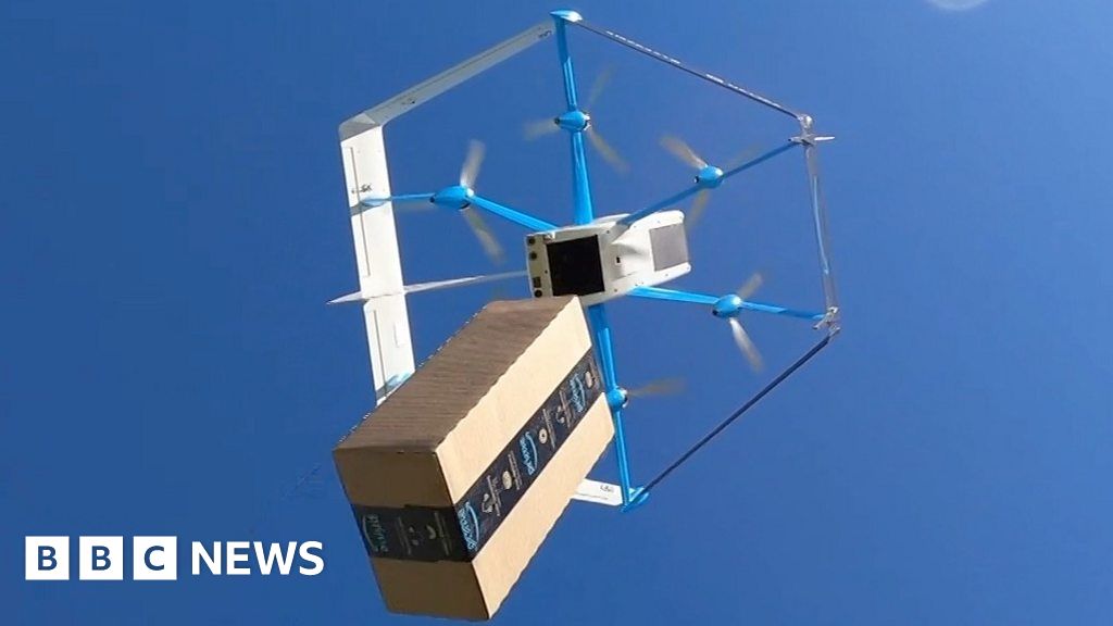Amazon pledges parcels in an hour using drone deliveries