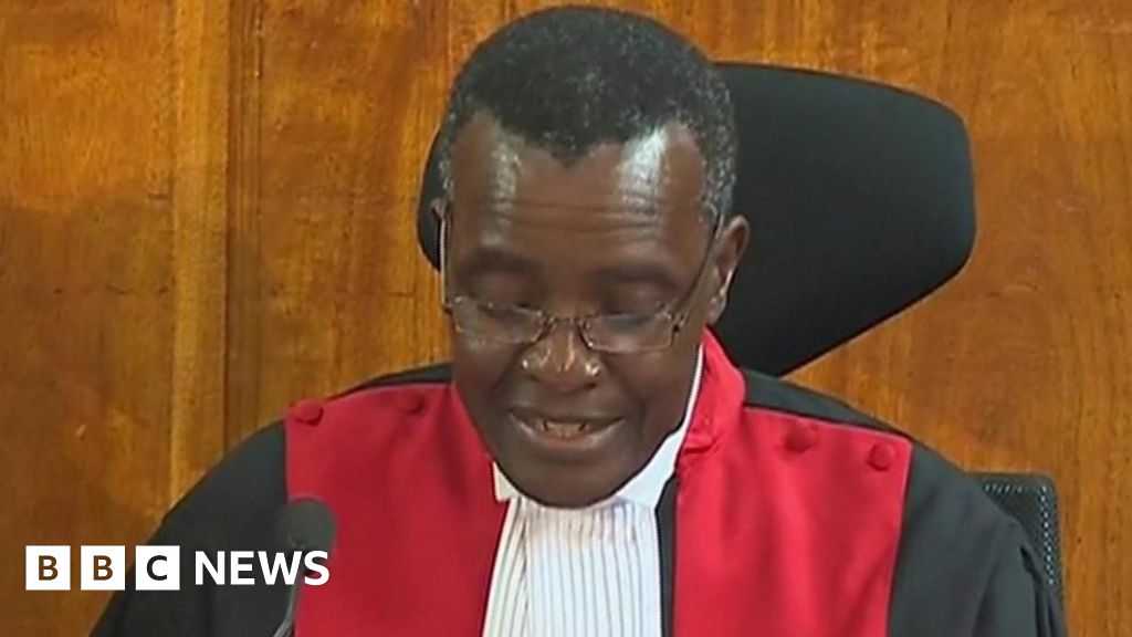 Kenya The Moment Judges Annul Presidential Election Bbc News 
