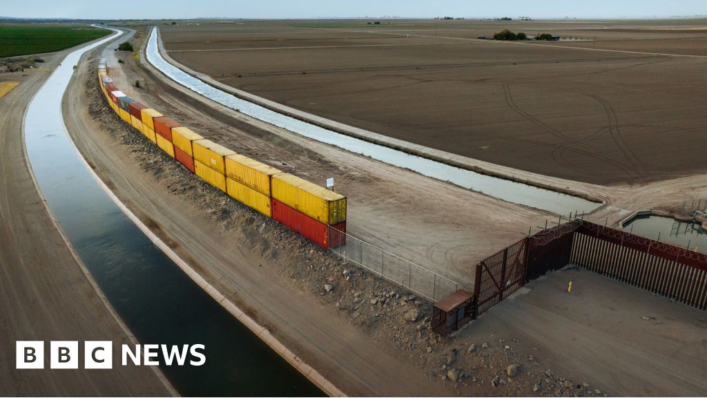 US sues Arizona over shipping container border wall