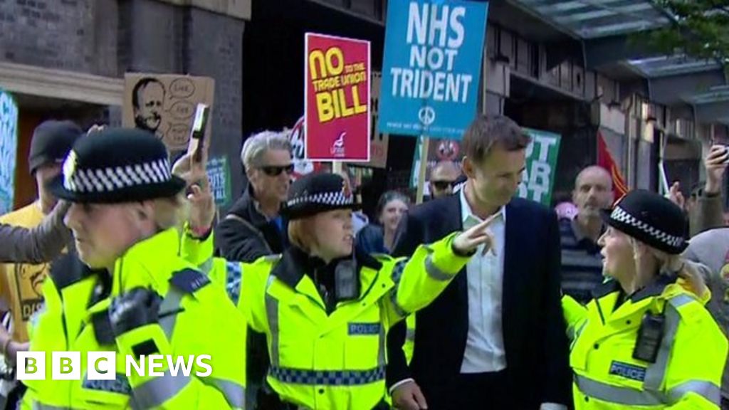 Manchester march Large protest at Tory conference BBC News