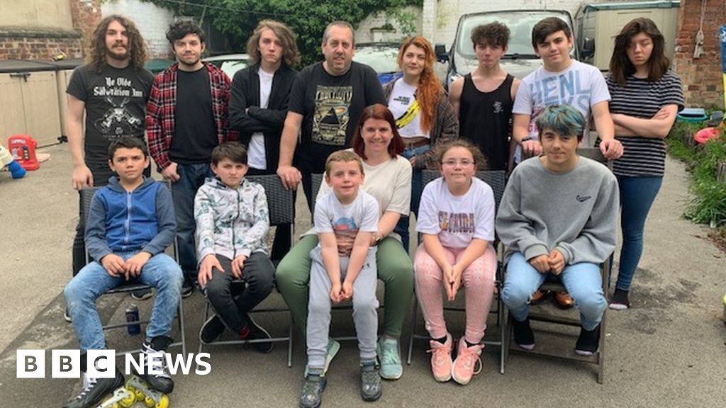 Coronavirus Family of 14 say life in lockdown is 'calmer'