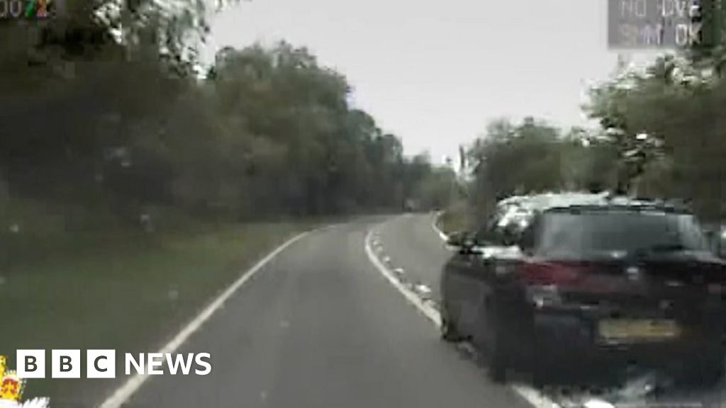 Footage Emerges Of Incredibly Dangerous Wrexham Driver Bbc News