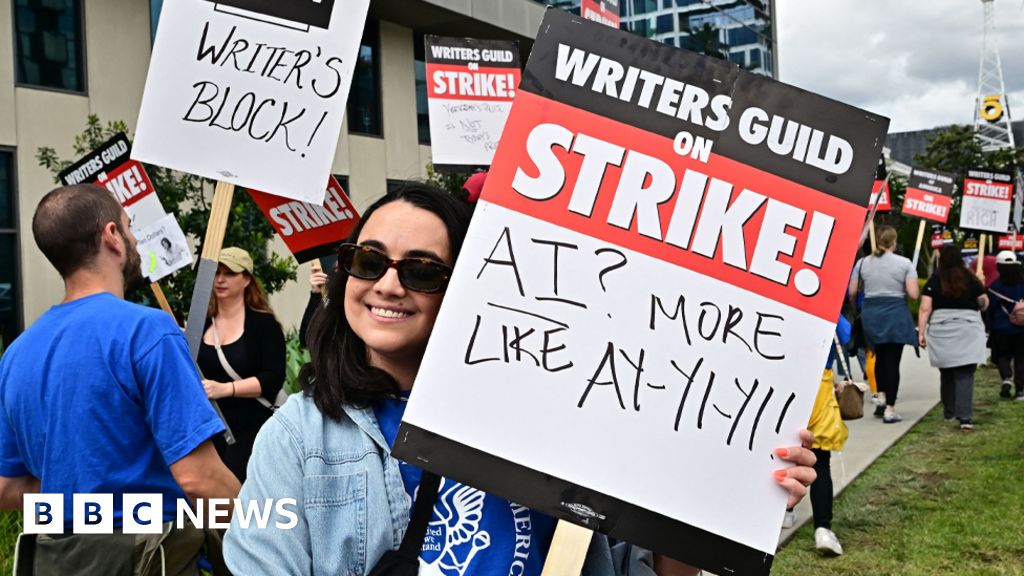 Hollywood writers in deal to end US studio strike BBC News