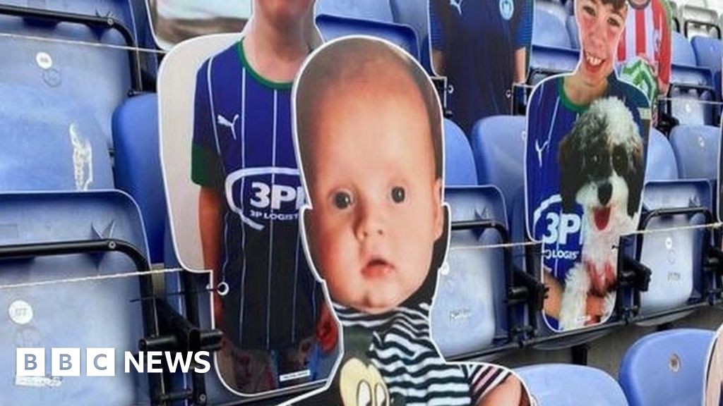 Wigan Athletic: Mum's pride at dead baby son's 'first game' - BBC News