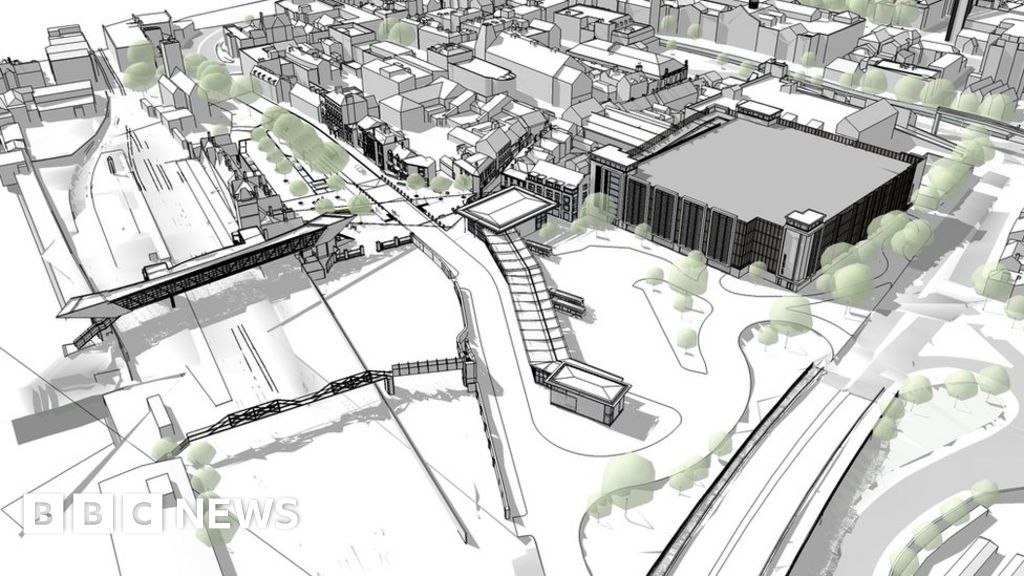 Work begins on £30m transport hub in Lincoln BBC News