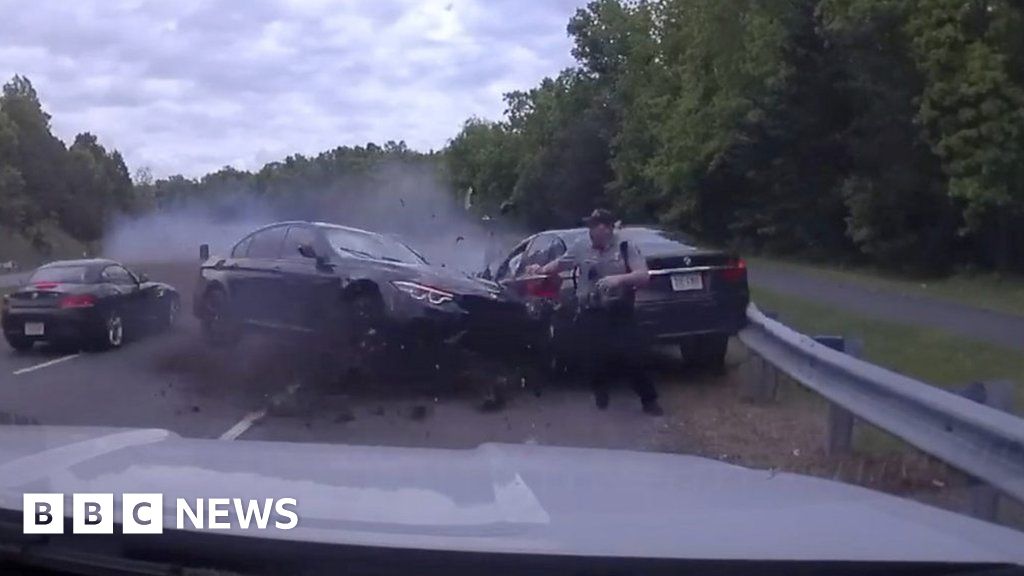 Virginia officer nearly struck by speeding teen driver