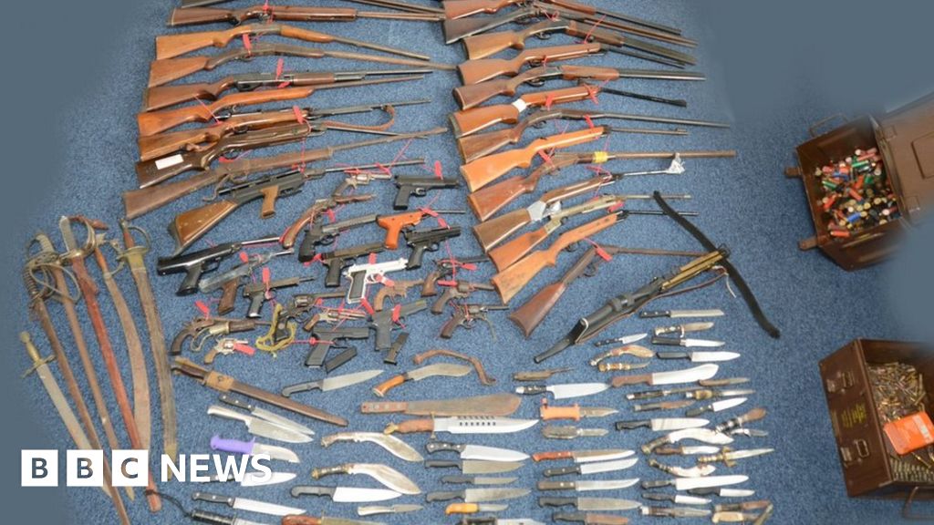 Staggering Isle Of Man Weapons Haul Seized By Police Bbc News 