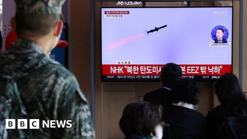 N Korea fires missile south of maritime border – BBC