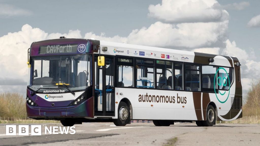 First Full Size Driverless Bus Trials To Begin In Scotland Bbc News