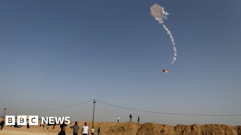 Where kites and balloons are weapons