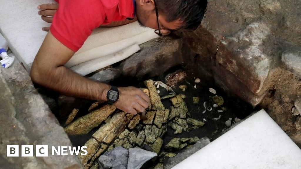Aztec relics could lead to first royal tomb - BBC News