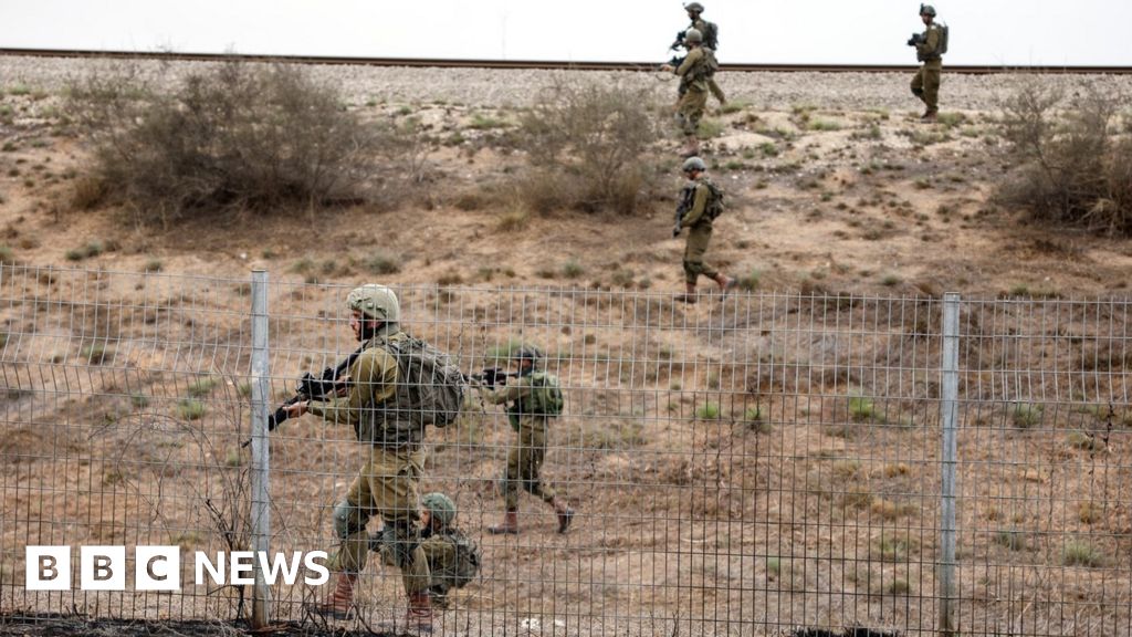 Israels Military Says It Fully Controls Communities On Gaza Border Bbc News 4832