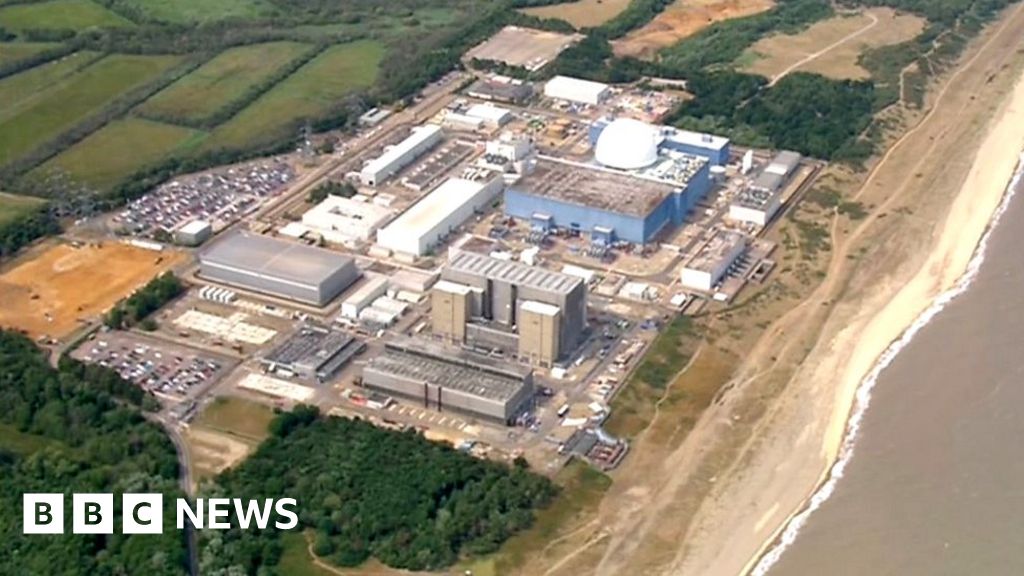 Sizewell Nuclear Power Plant Seen From Above