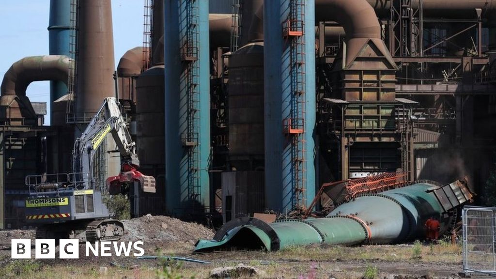 Redcar steelworks Demolition marks 'beginning of the end'