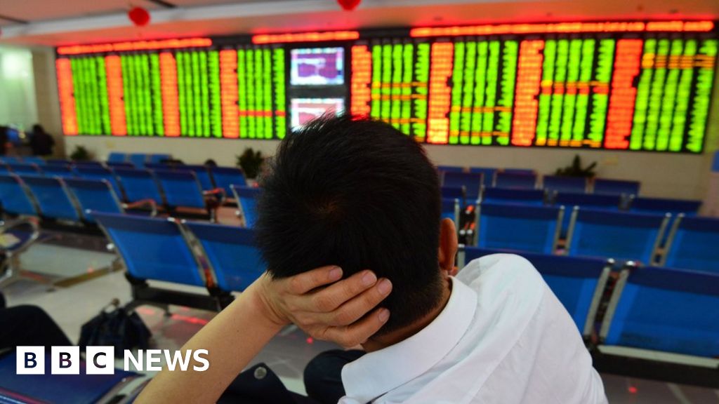 Chinese Shares Suffer Sharp Losses Bbc News