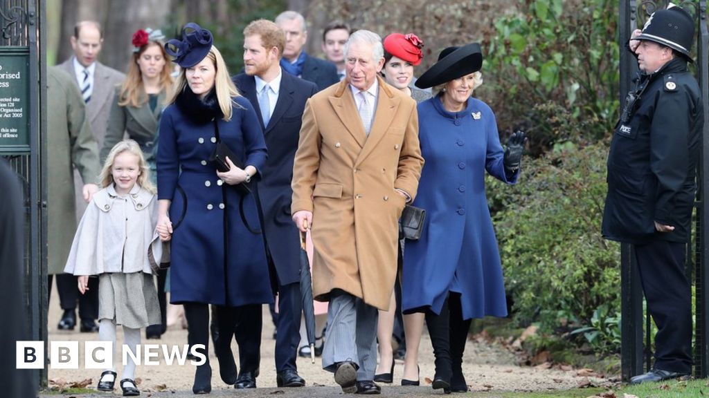 Royals Leave Church Christmas 2022 Queen Misses Christmas Day Church Service 'Because Of Cold' - Bbc News