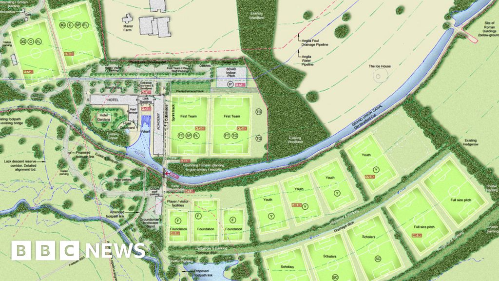 MK Dons reveal revised Cosgrove training ground plans 