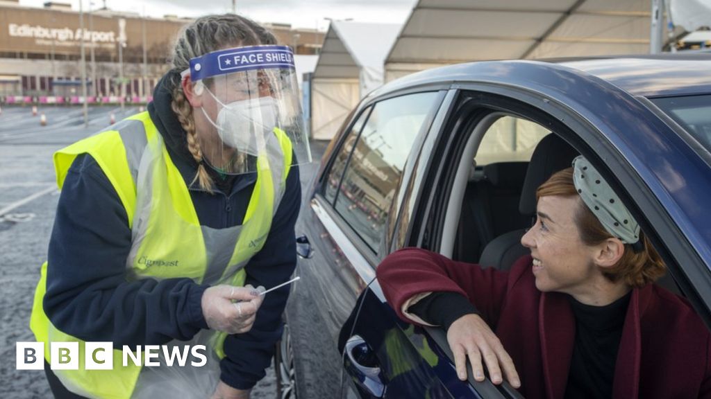Covid in Scotland First screening site opens at Edinburgh airport