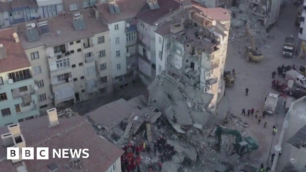 Turkey earthquake At least 20 dead as buildings collapse BBC News