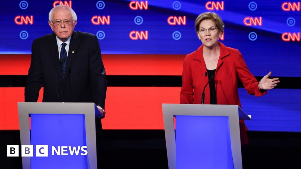 US election: 'Sanders said no woman could win', Warren says thumbnail