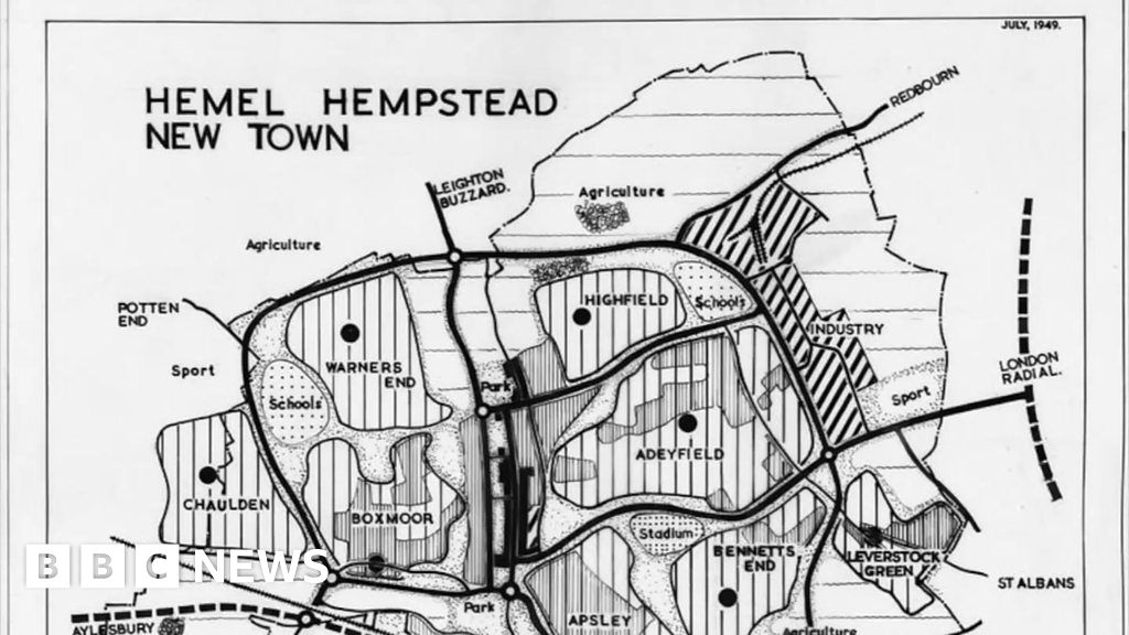 What's so special about Hemel Hempstead turning 70? BBC News
