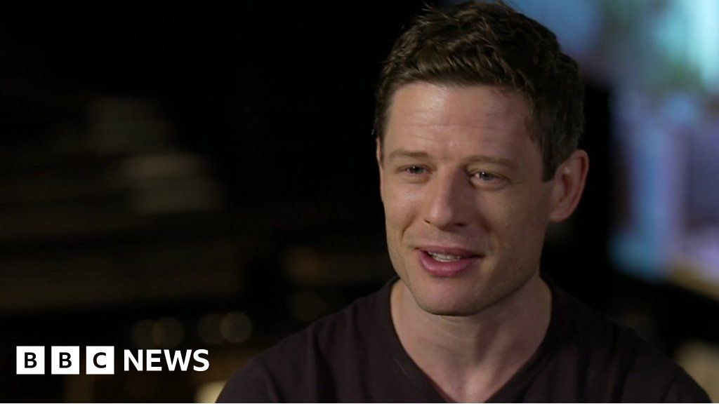 James Norton on why he has to hide food on stage