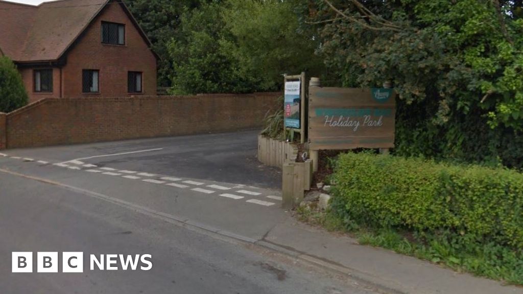 Guest finds 'old hand grenade' on holiday park