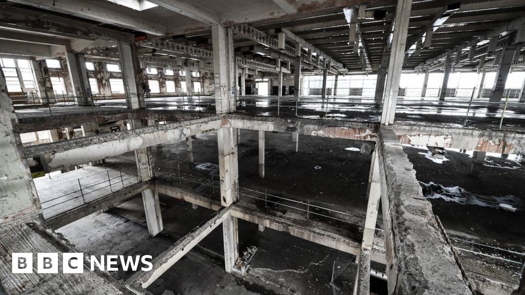 Bristol eyesore demolition work under way BBC News