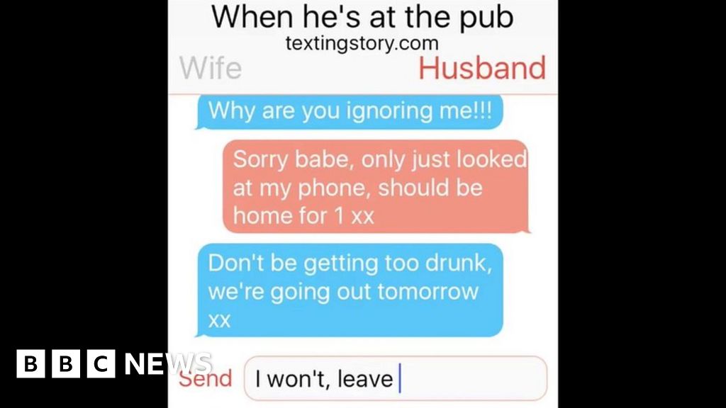 Husbands Spoof Texts To Wife Go Viral Bbc News 9899