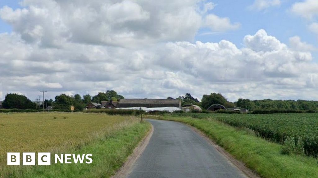 Motorcyclist Dies After Crashing Into A Field - BBC News