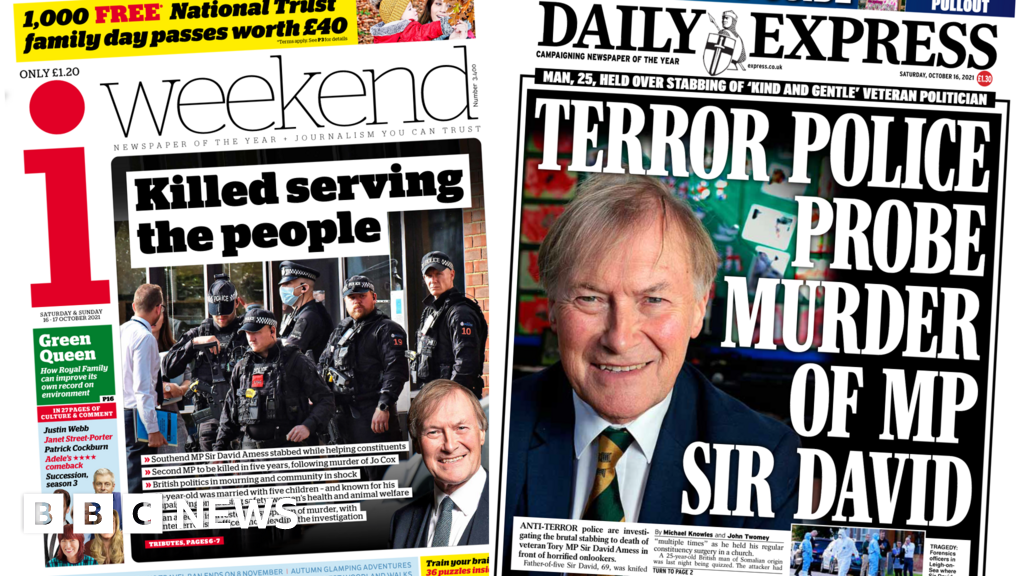 The Papers: MP safety review and terror cops probe death