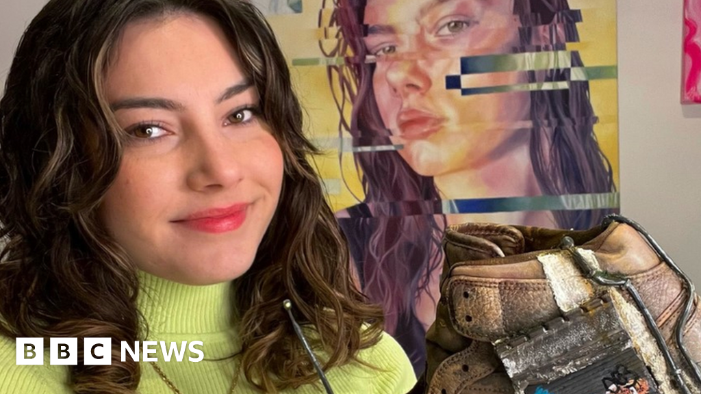 The Aylesbury teenager turning old trainers into works of art